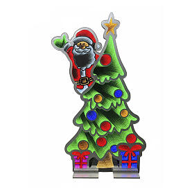 Figura luminosa Babbo Natale Infinity light 120x65cm