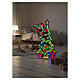 Figura luminosa Babbo Natale Infinity light 120x65cm s5