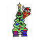 Figura luminosa renna con albero di natale Infinity Light 1065 Led multicolore s2