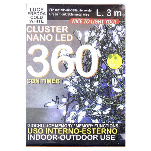 Cluster cold light chain, 360 NANOLED, 120 in 5