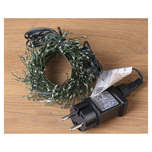 Luzes de Natal aglomeradas 360 NANOLEDs luz fria 3 m 6