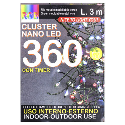 Cadena luminosa 360 NANOLED RGB 3 m 7