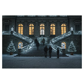 Bright light chain with 3000 micro LEDs, cold light, 200 ft