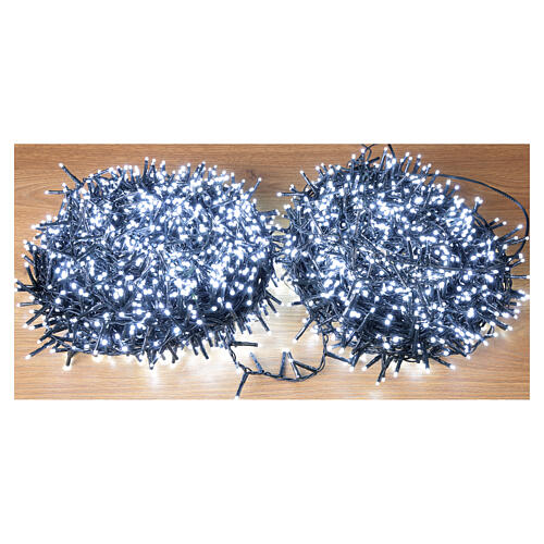 Bright light chain with 3000 micro LEDs, cold light, 200 ft 6