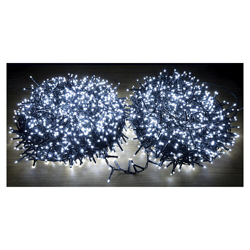 Catena luminosa 3000microled luce fredda 60mt 1