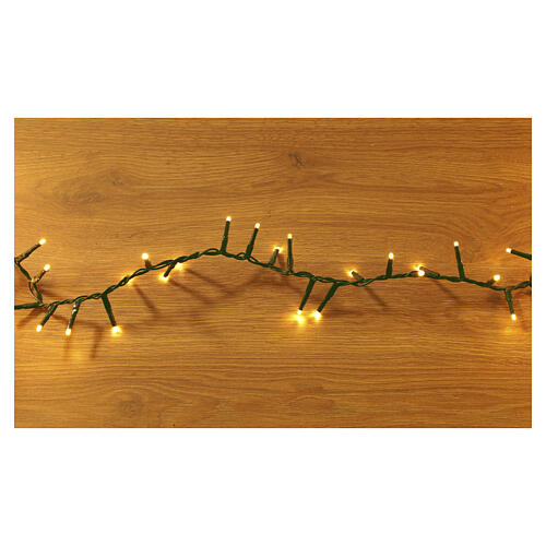 Chain with 3000 MICROLEDs, warm white light, 196.9 ft, indoor/outdoor 4