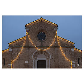 Catena 3000 MICROLED luce calda 60mt int-est