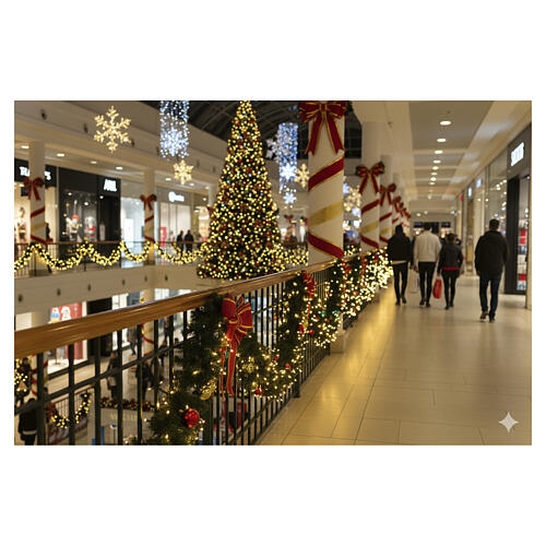 Catena 3000 MICROLED luce calda 60mt int-est 3