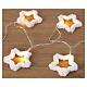 Lichterkette mit weißen Soft-Sternen – 10 LED, warmweiß, 1,4 m s3