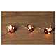 Catena luminosa Babbo natale 10LED 1,40mt s5