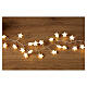 Catena 180 NANOLED Cluster stelline luce calda 3m s1