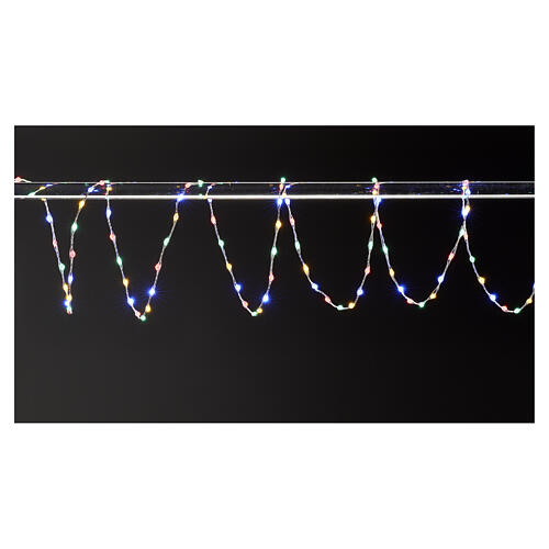 Cadena luminosa 600NANOLED RGB con control remoto 10m 6