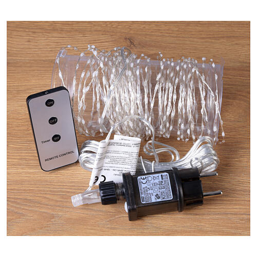 Cadena luminosa 600NANOLED RGB con control remoto 10m 8