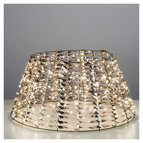 Copri base per albero oro 600 NANOLED D 50-70x30cm 6