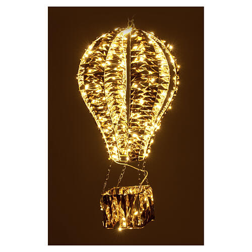 Hot Air Balloon Gold Ribbon 210 NANOLED 40cm 5