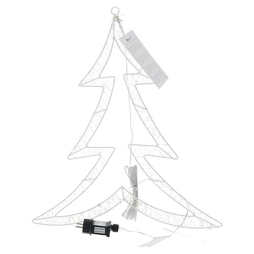 Árbol de navidad luces cálidas y esferas 200 NANOLED 55x50cm 6