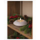 Sand Metal Wax Effect LED Candle 12cm Diameter s2