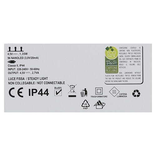 Lichterbaum goldfarben, 96 Nano-LED, 60 cm 6