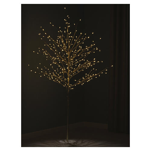 Lighted tree with gold decorations 90cm NANOLED 240 2