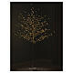 Lighted tree with gold decorations 90cm NANOLED 240 s2