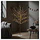 Lighted tree with gold decorations 90cm NANOLED 240 s3
