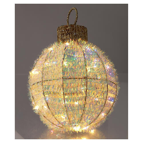 Sphère irisée à lumière fixe 20 cm 50 nanoLEDs 4