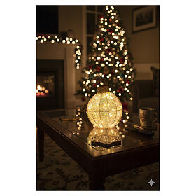 Sfera iridescente luce fissa 20cm 50 Nanoled