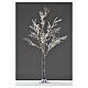Snow-covered tree with warm white fixed lights, 120cm s5