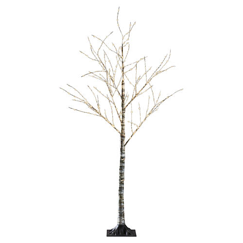 Arbre de Noël effet bois 150 cm NANOLEDs 4
