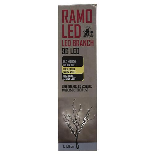 Branch with 100cm 96 NANOLED Warm Fixed Light 4