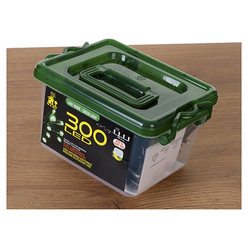 Luzes de Natal 300 LEDs cor verde jogos de luzes 6