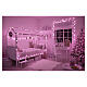 Pink Christmas light chain of 300 LEDs s2
