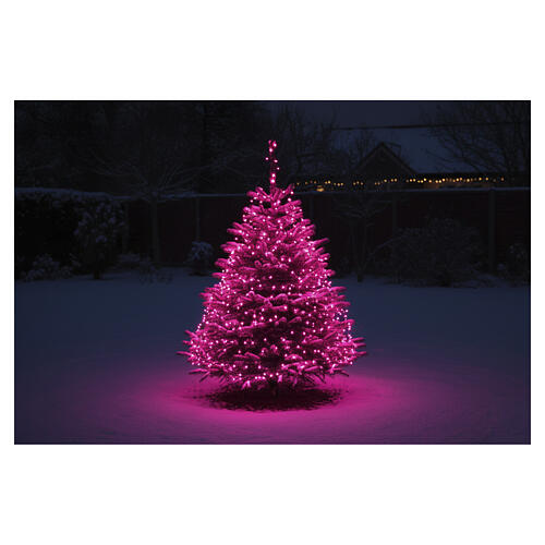 Corrente luminosa 300 LEDs cor-de-rosa para decoração de Natal 3
