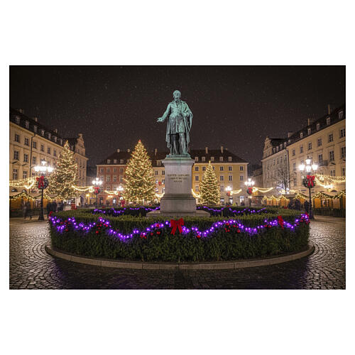 Lichterkette, 300 LED, violett, 15 m 3