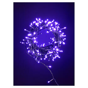 Cadena navideña Navidad luces color violeta 300 LED