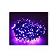 Cadena navideña Navidad luces color violeta 300 LED s6