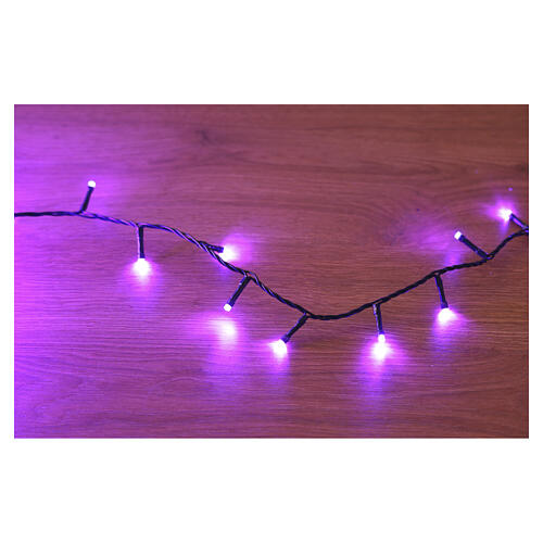 Guirlande lumineuse Noël lumières violettes 300 LEDs 4