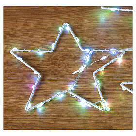 Arco de estrelas luminosas RGB 308 nanoLEDs