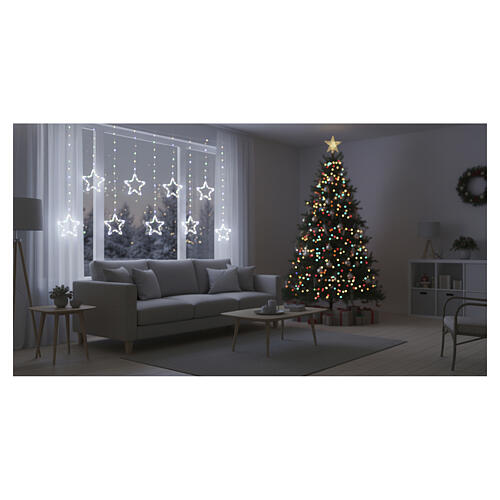 Lichtervorhang „Sternenregen“, 350 Nano-LED, RGB, 360 × 100 cm 3