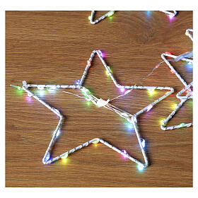 Cortina lluvia de estrellas 350 NANOLED RGB