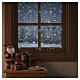 Snowflake Falling Light Curtain 234 NANOLEDs RGB s1