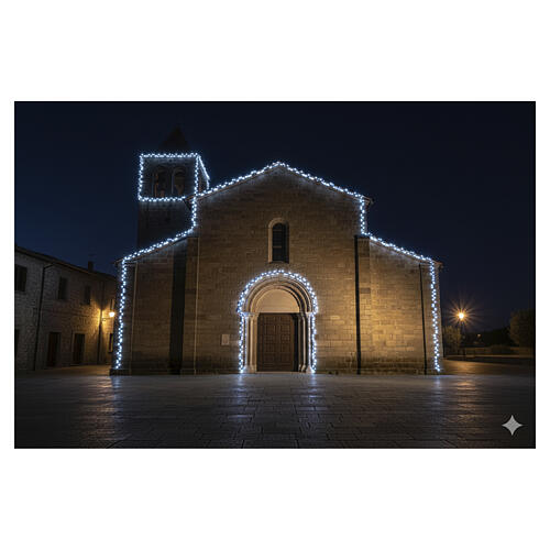 Guirlande lumineuse de Noël 3000 microLEDs lumière froide 2