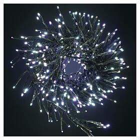 Corrente luminosa natalícia 3000 microLEDs luz fria