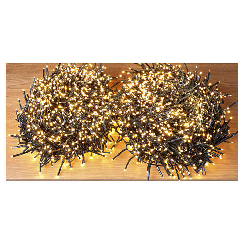 Cadena luminosa 3000 LED luz cálida navideña 6