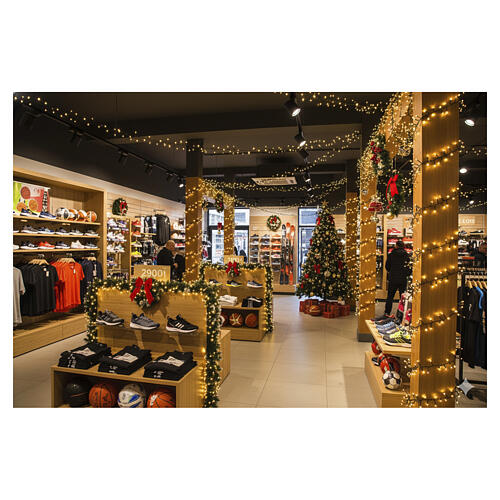 Corrente luminosa 3000 LEDs luz quente de Natal 2