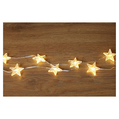 Cortina luminosa con estrellitas 100 NANOLED luz cálida 1