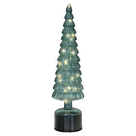 Árvore de luzes decorativa 20 micro LEDs luz quente 40 cm para interior