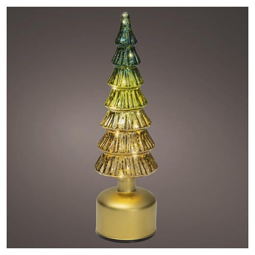 Árvore decorativa luminosa 15 micro LEDs luz quente 35 cm para interior 1