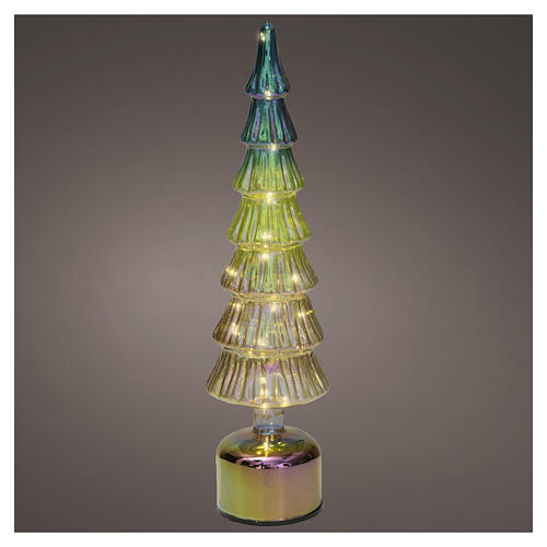 Árbol navideño luminoso 20 micro LED luz cálida 40 cm para interior 1