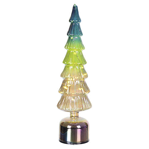 Albero natalizio luminoso 20 micro LED luce calda 40 cm per interno 3